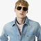 Heavy Cotton Denim Overshirt Jacket lacoste heavy cotton denim overshirt jacket