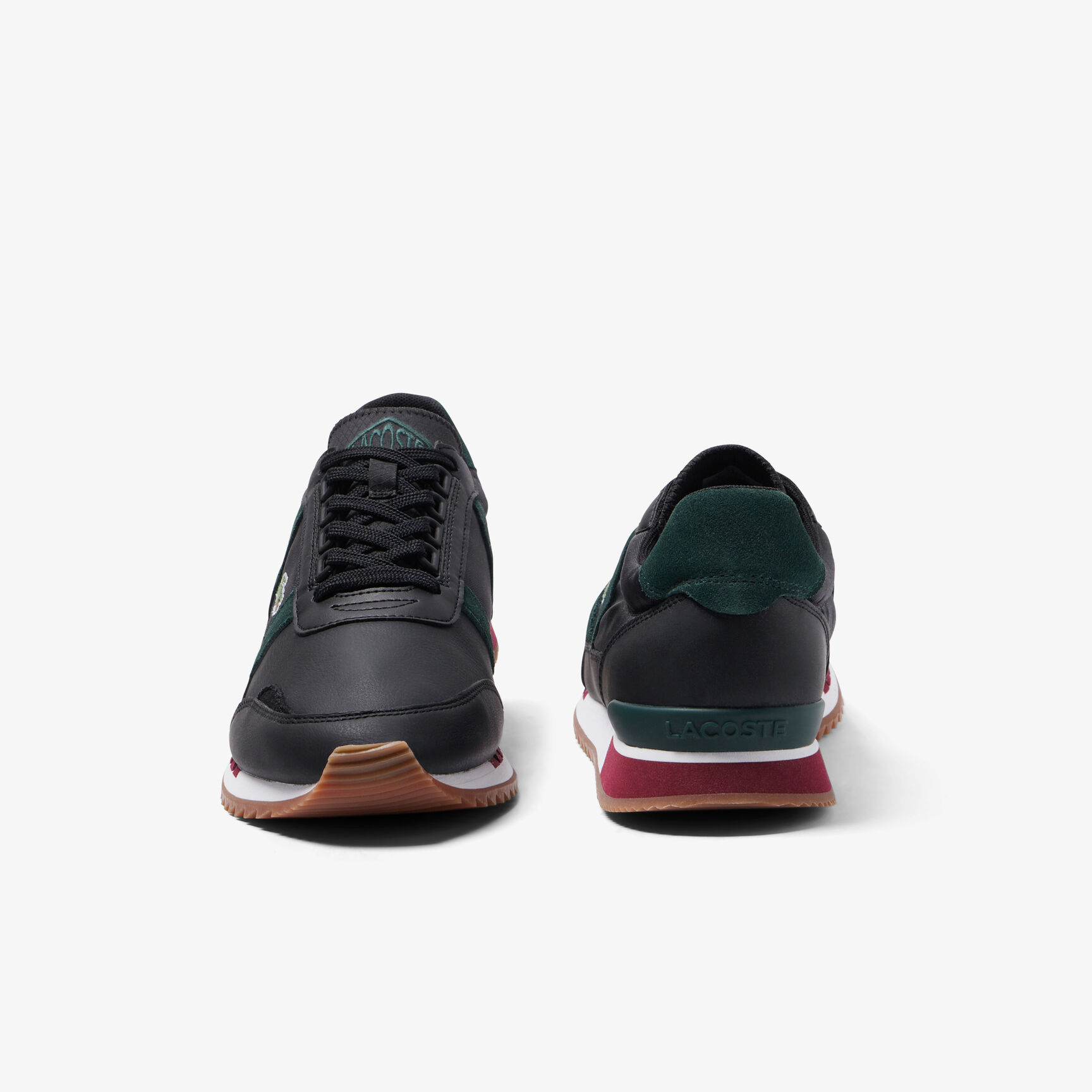 Men's Lacoste Partner Retro Leather and Textile Sneakers