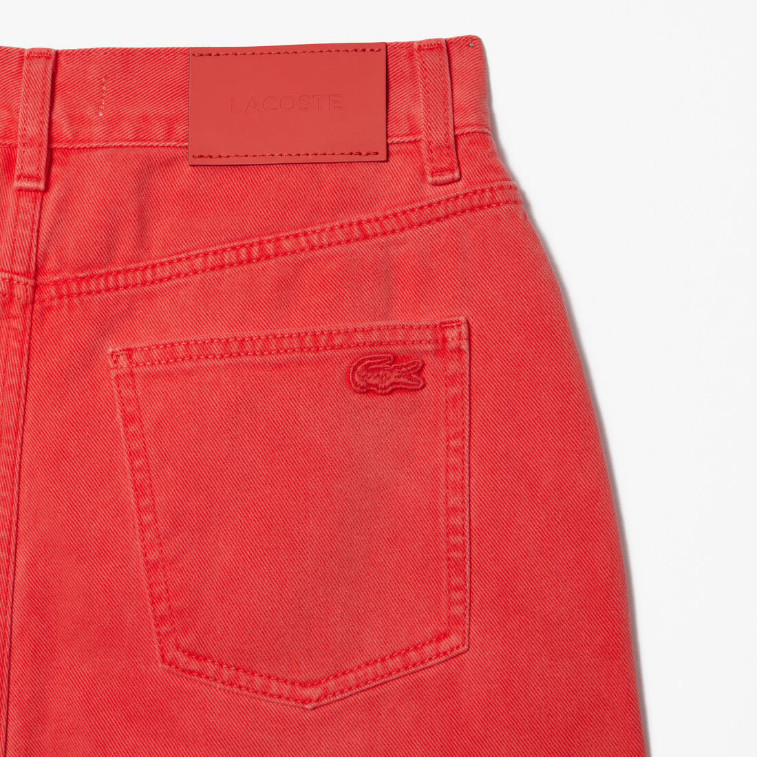 Straight Leg Eco-Dyed Cotton Denim Jeans Straight Leg Eco-Dyed Cotton Denim Jeans
