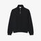 lacoste heavy fleece zipper neck sweatshirt