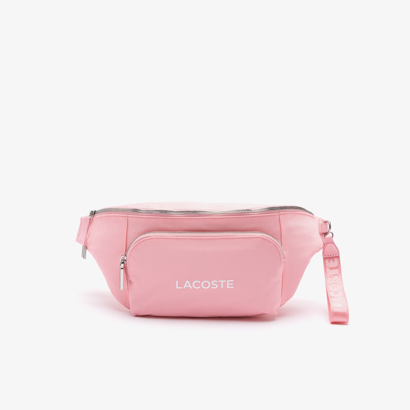 Unisex Lacoste Branded Oversized Nylon Waist Bag