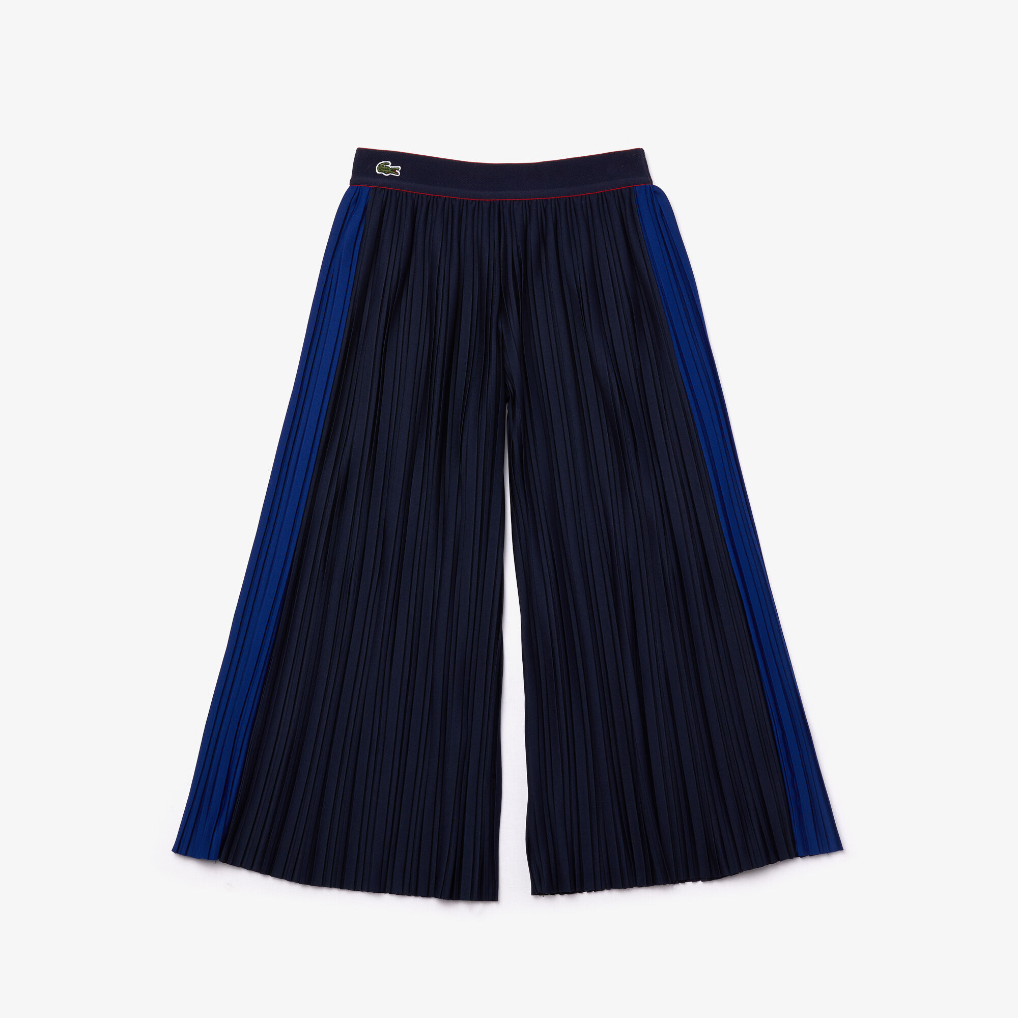 Girls' Flared Pleated Knit Pants