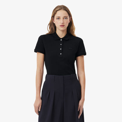 Women's Lacoste Slim Fit Stretch Cotton Pique Polo Shirt