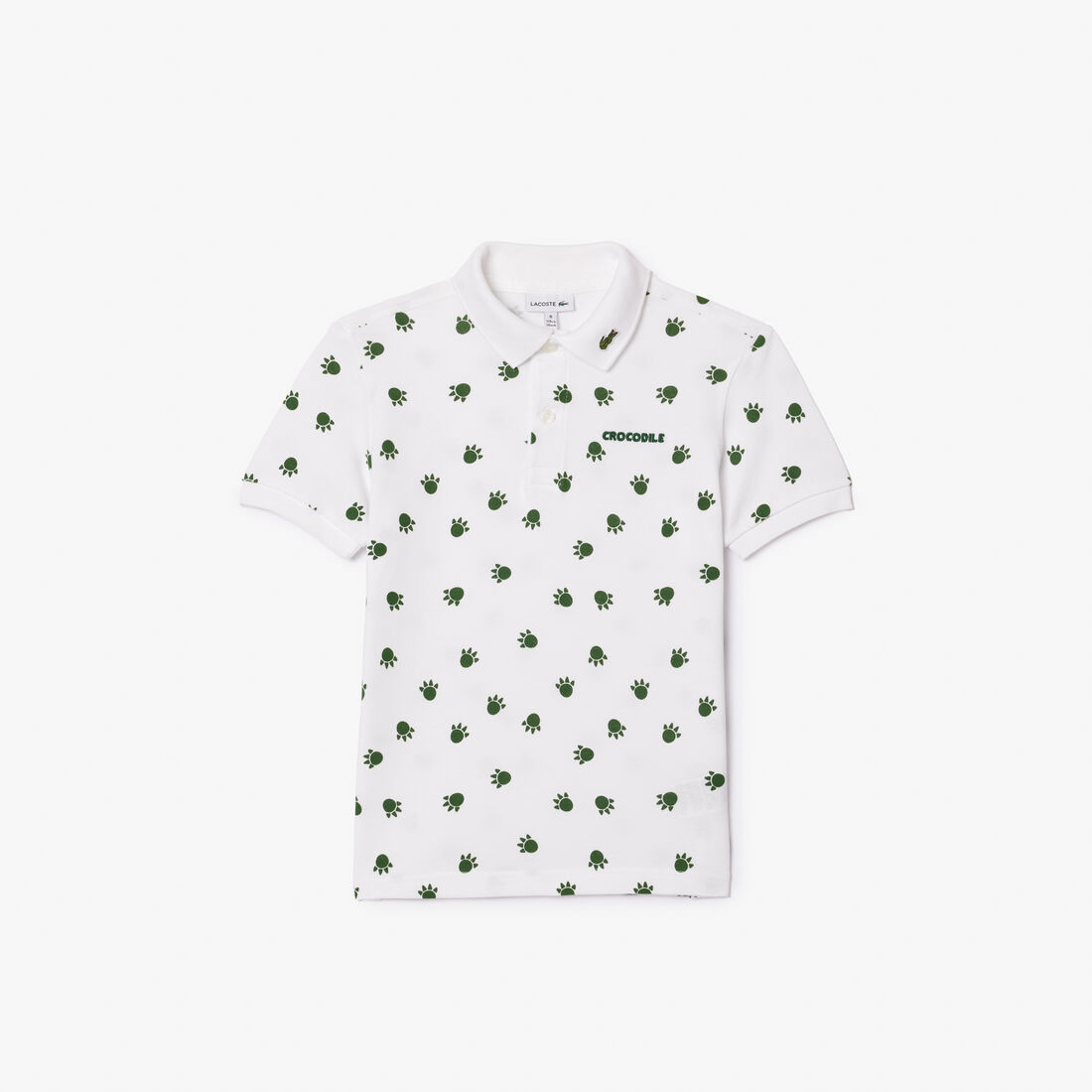 Printed Cotton Pique Polo Shirt