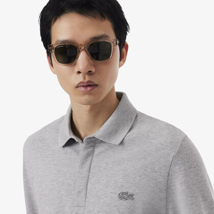 lacoste regular fit paris stretch pique polo shirt