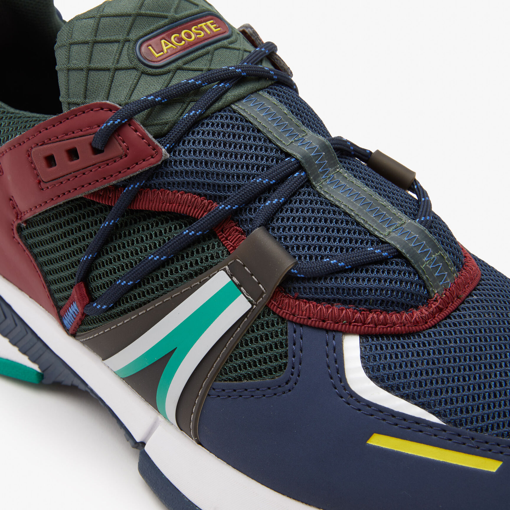 Men's Lacoste L003 Textile Color-Pop Sneakers Men's Lacoste L003 Textile Color-Pop Sneakers