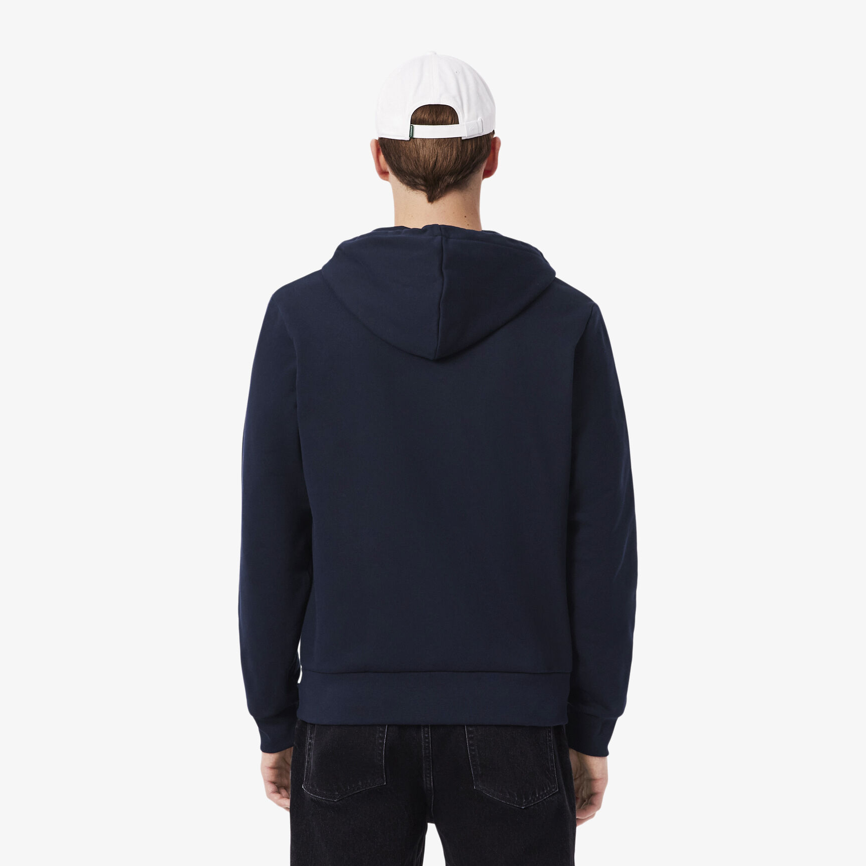 Zipped Colour-Block Hoodie