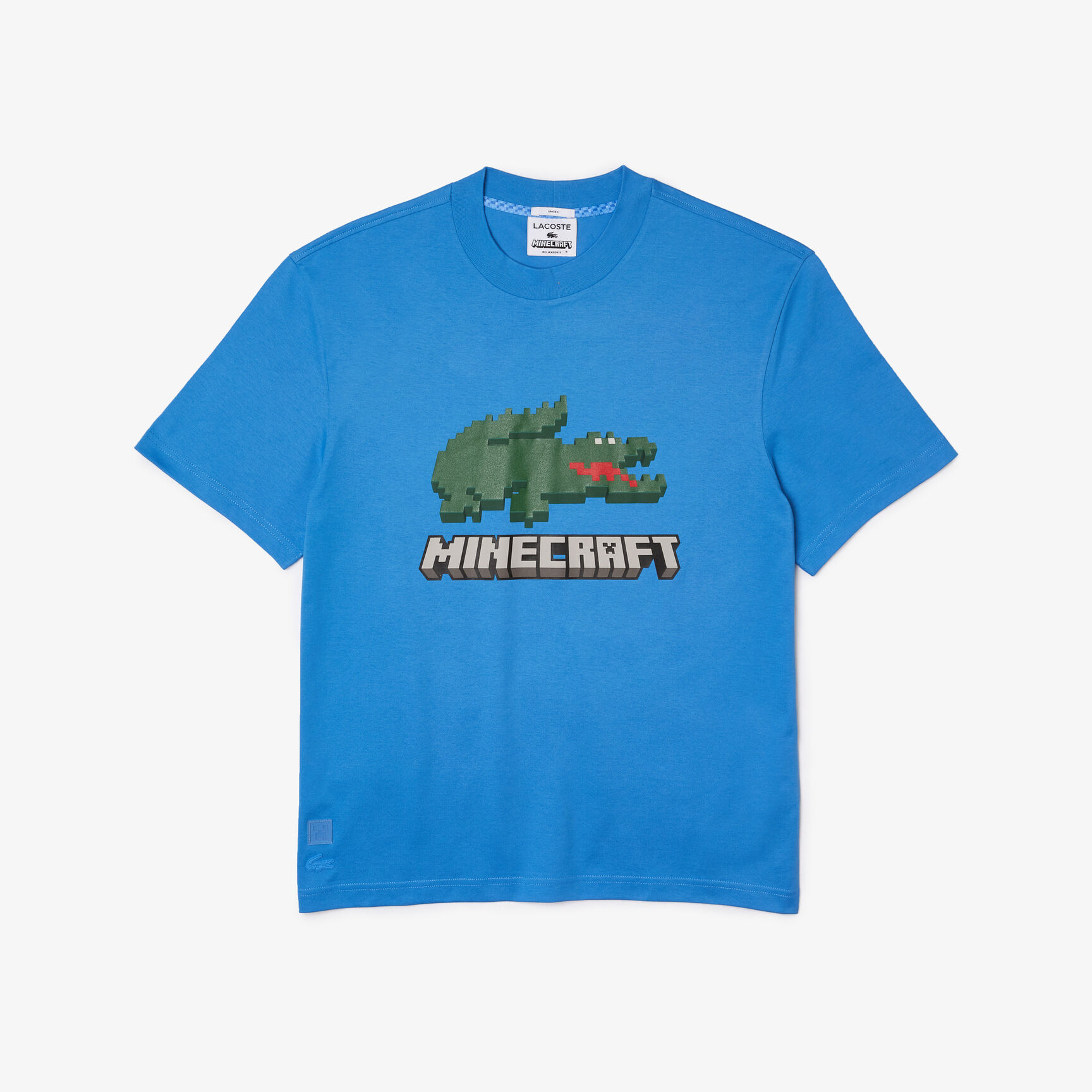 Unisex Lacoste x Minecraft Print Organic Cotton T-Shirt Unisex Lacoste x Minecraft Print Organic Cotton T-Shirt