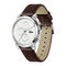 Brown Leather Strap Men's Watch