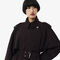 lacoste oversized wool blend trench coat