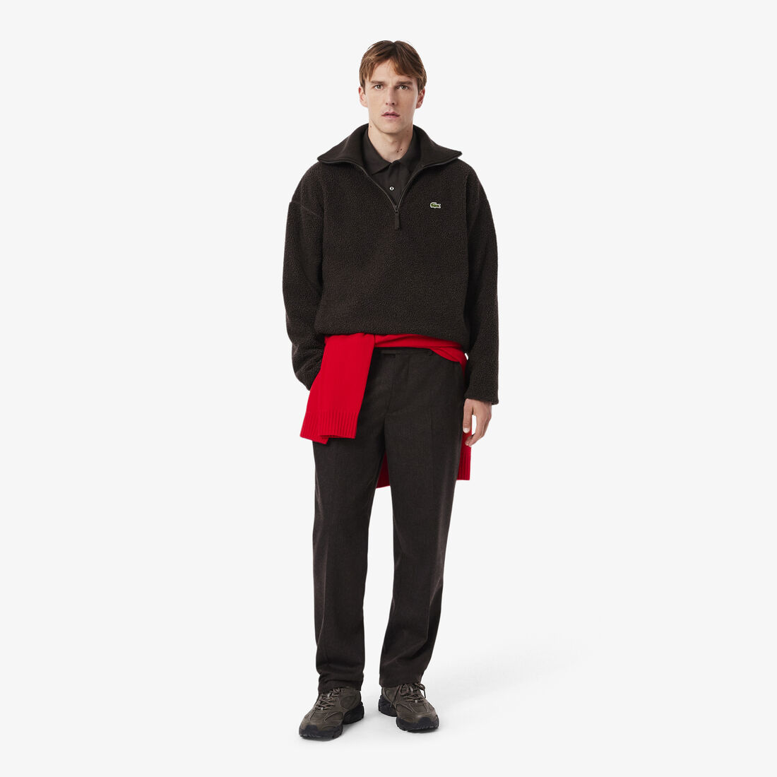 Classic Fit Long Sleeved L.12.12 Polo Shirt Classic Fit Long Sleeved L.12.12 Polo Shirt