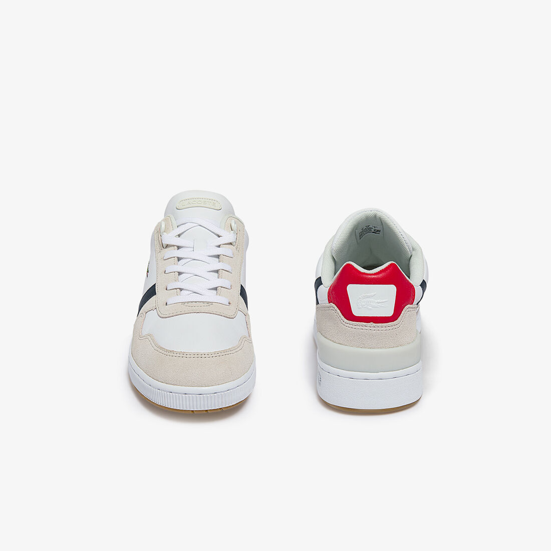 Men's T-Clip Tricolour Leather and Suede Trainers Men's T-Clip Tricolour Leather and Suede Trainers