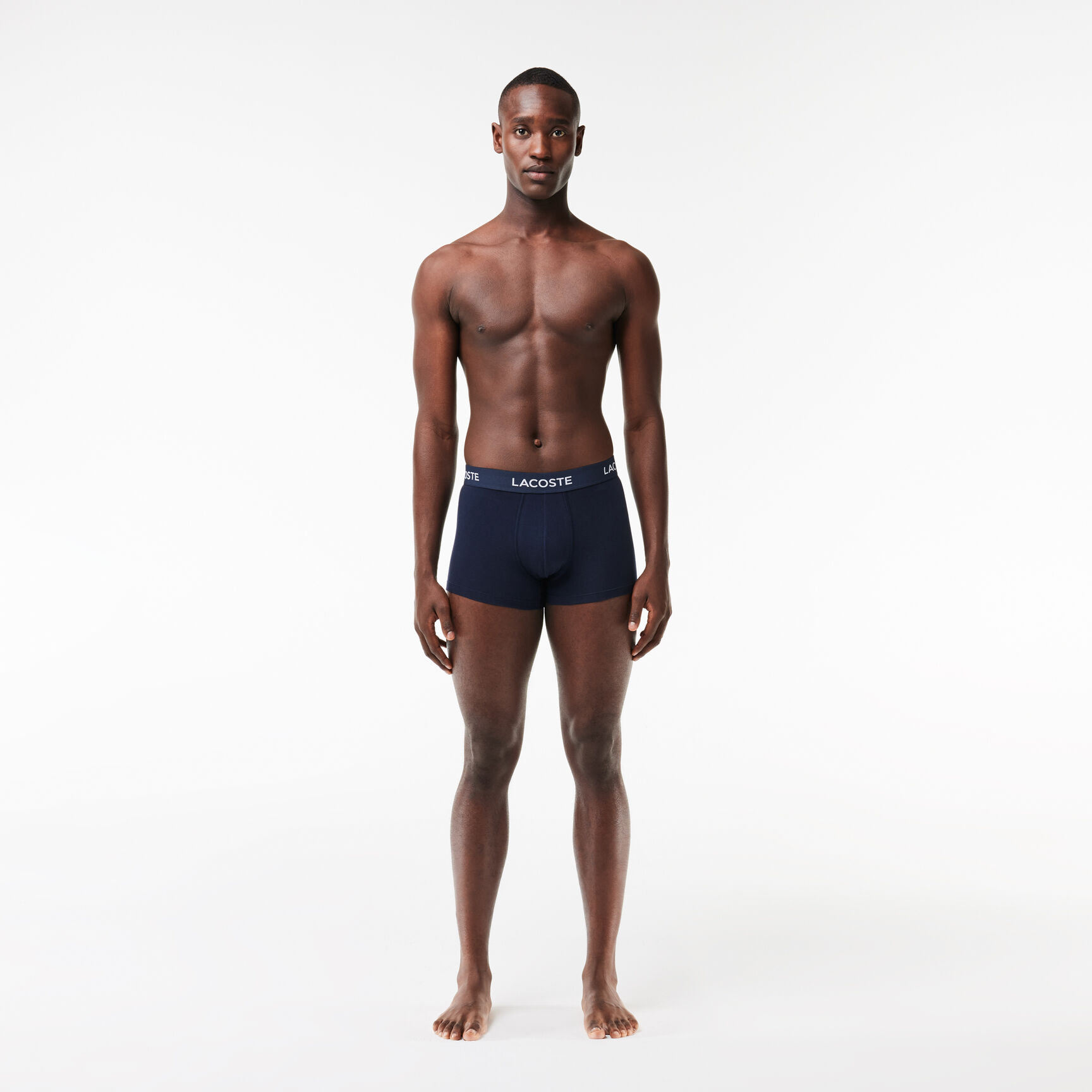 Men's 3-Pack Lacoste Logo Waist Trunks Men's 3-Pack Lacoste Logo Waist Trunks