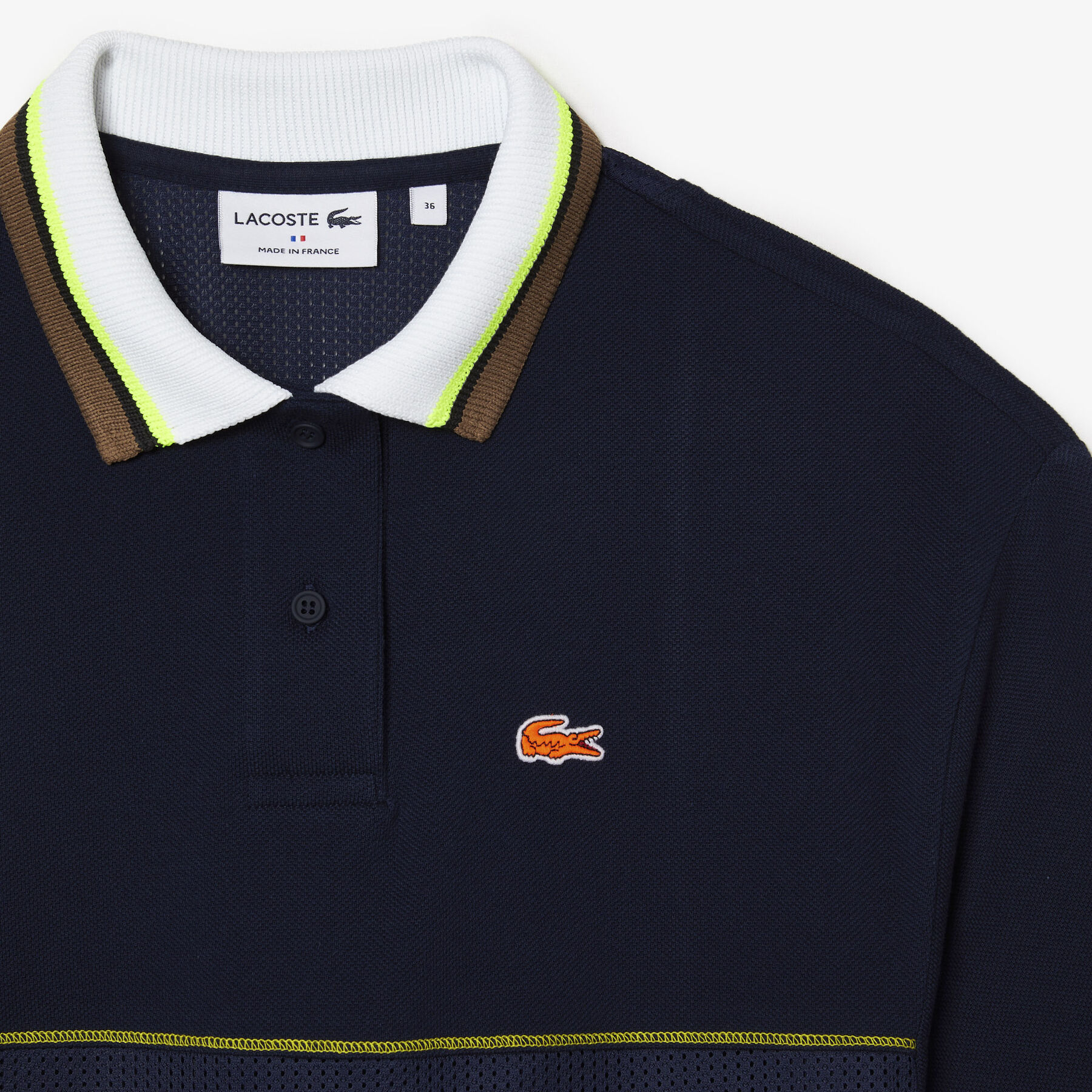 women s lacoste organic cotton french made polo dress