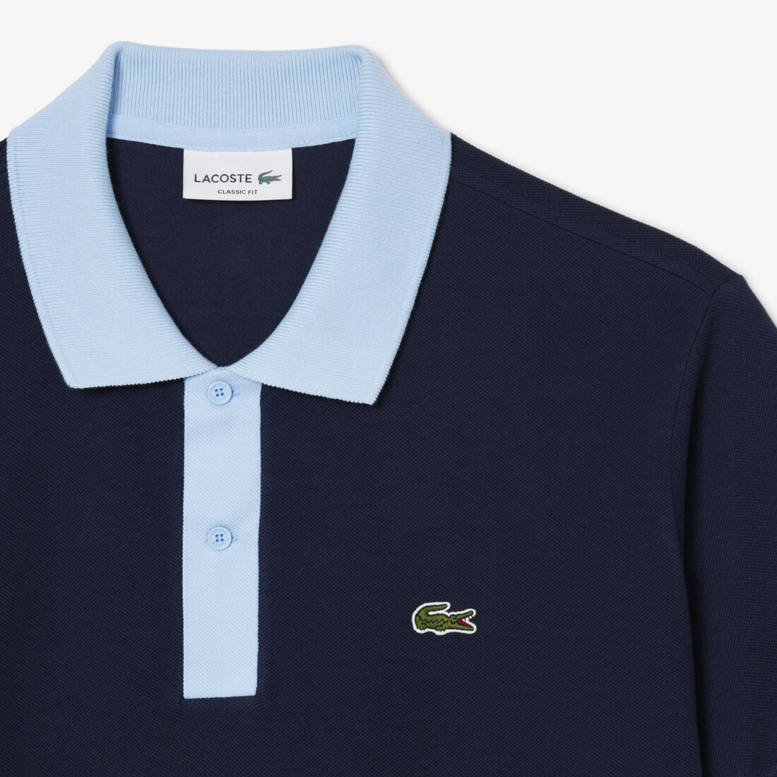 Classic Fit Contrast Collar L.12.12 Polo Shirt Classic Fit Contrast Collar L.12.12 Polo Shirt