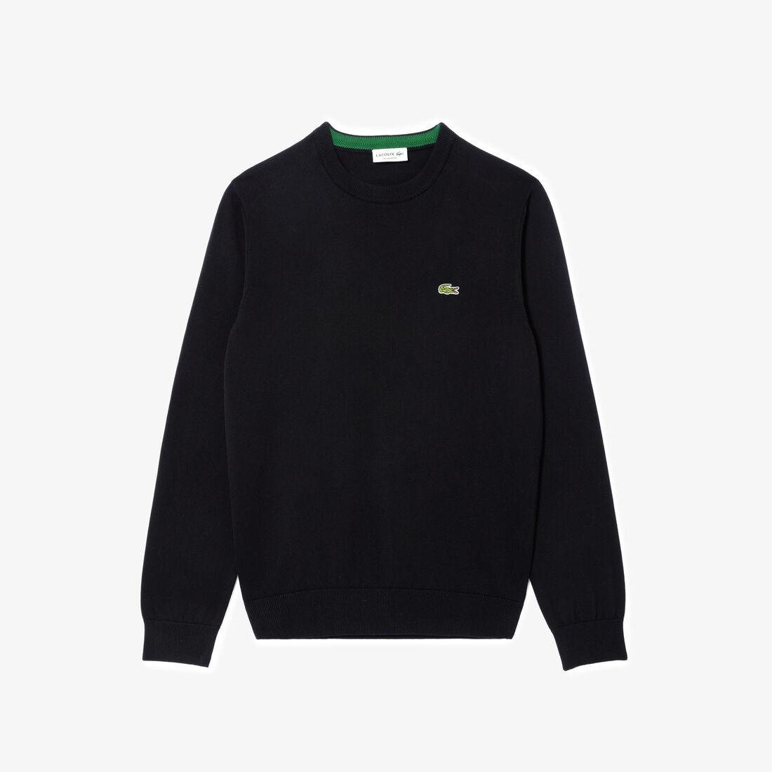 Monochrome Crew Neck Cotton Sweater Monochrome Crew Neck Cotton Sweater