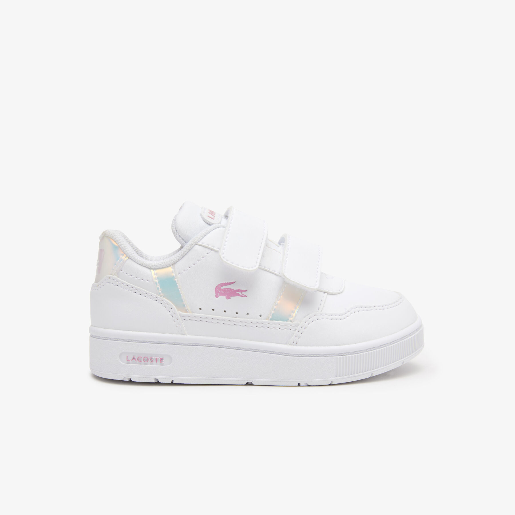 Infants' T-Clip Synthetic Popped Heel Trainers lacoste infants t clip synthetic popped heel trainers