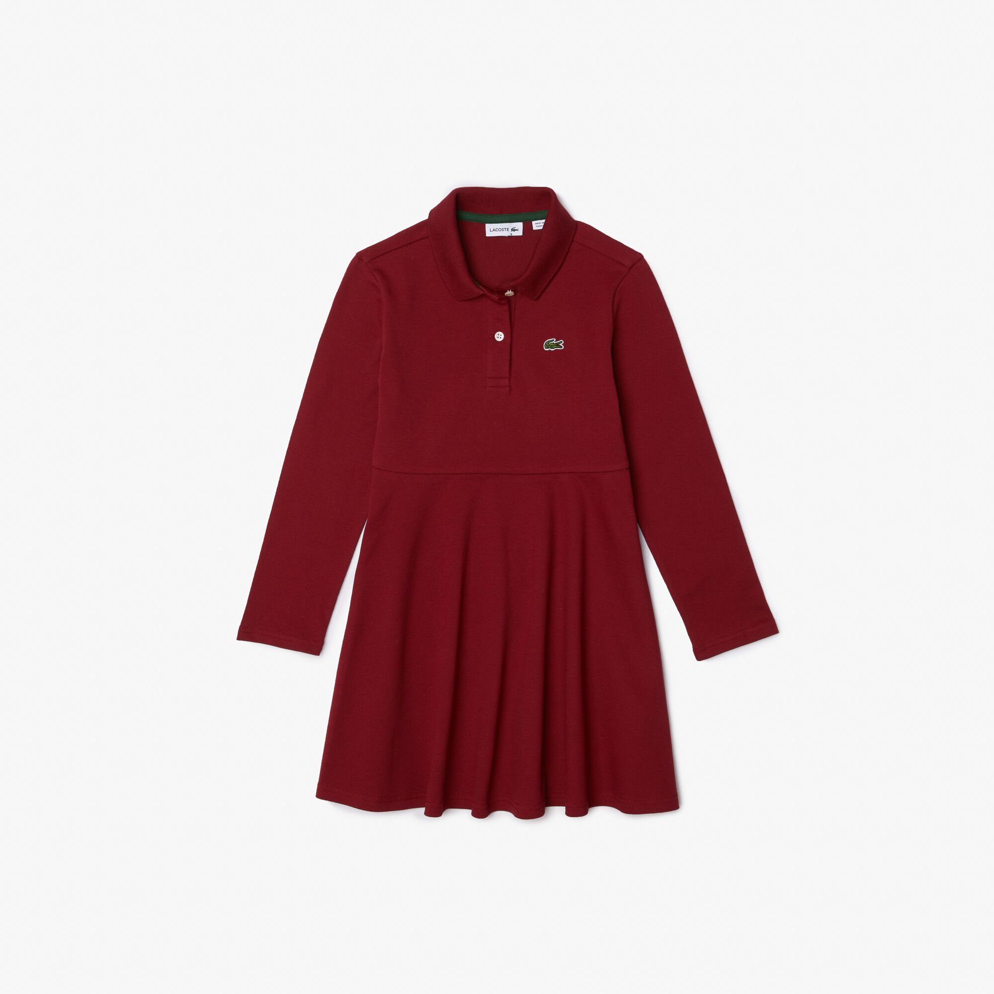 Buy Girls Lacoste Polo Collar Pique Dress Lacoste QA