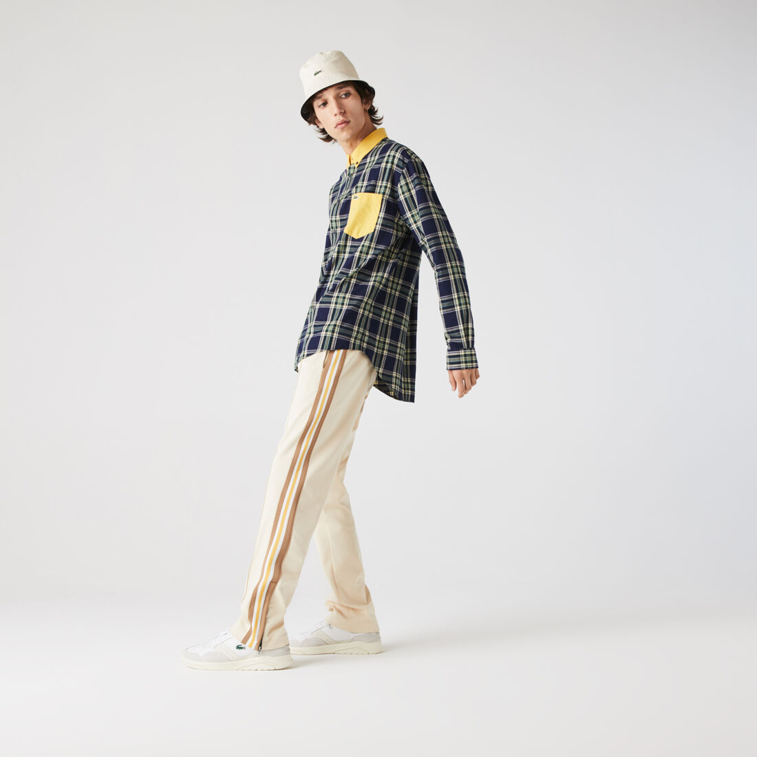 Men’s Straight Cut Heritage Contrast Bands Tracksuit Pants Men’s Straight Cut Heritage Contrast Bands Tracksuit Pants