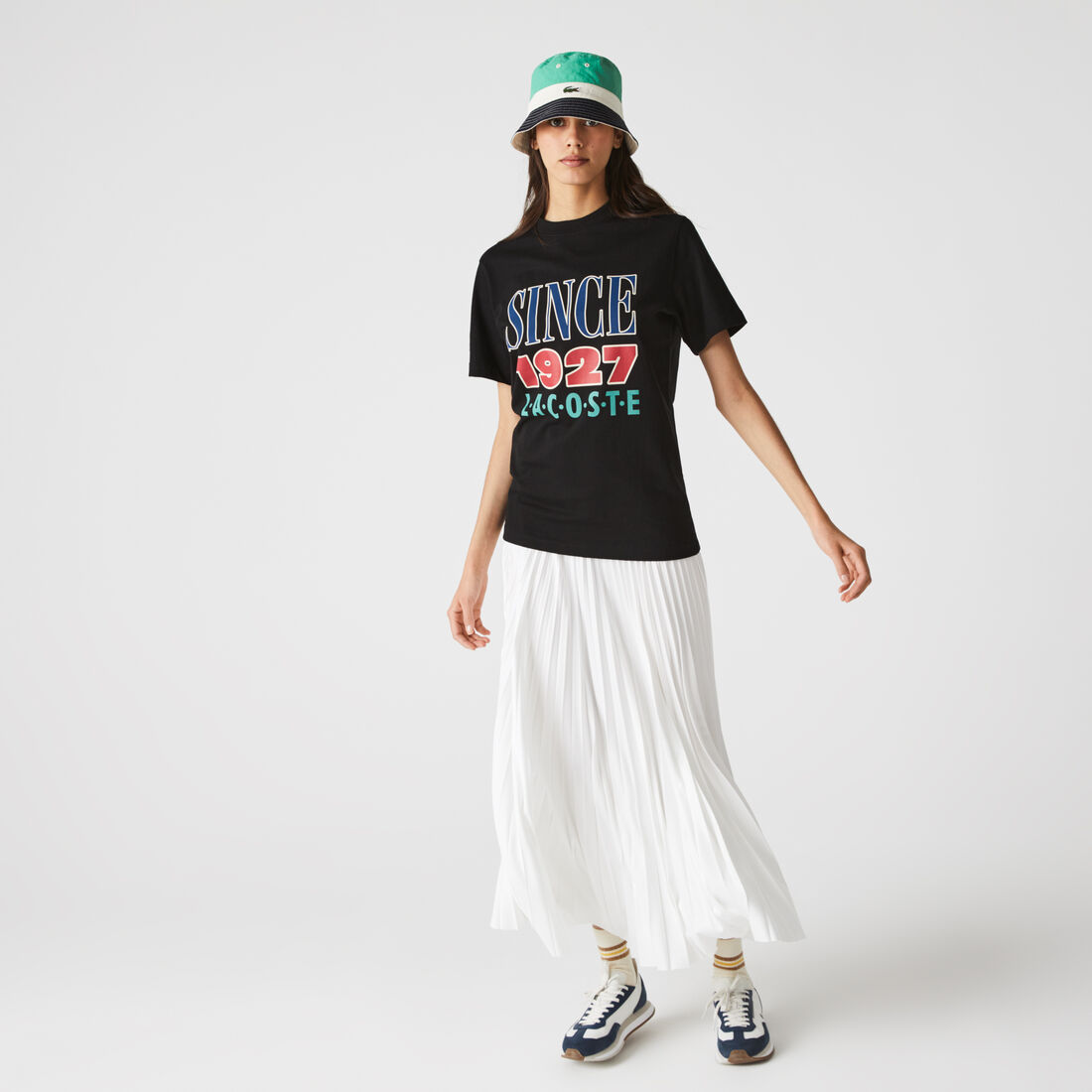 Unisex Lacoste LIVE Print Cotton T-shirt Unisex Lacoste LIVE Print Cotton T-shirt