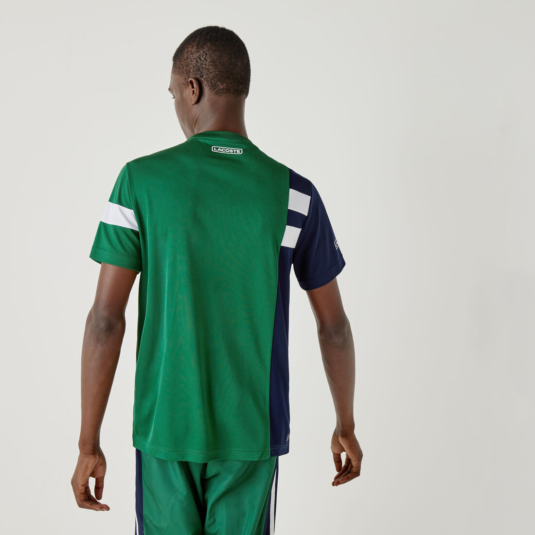 Men's Lacoste SPORT Colourblock Breathable Piqué Tennis T-shirt Men's Lacoste SPORT Colourblock Breathable Piqué Tennis T-shirt