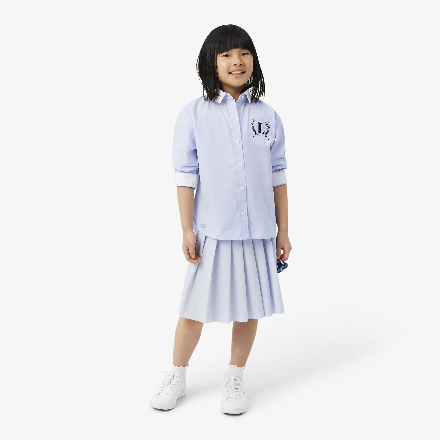 Embroidered Badge Poplin Shirt Embroidered Badge Poplin Shirt