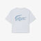 lacoste monogram print cotton t shirt