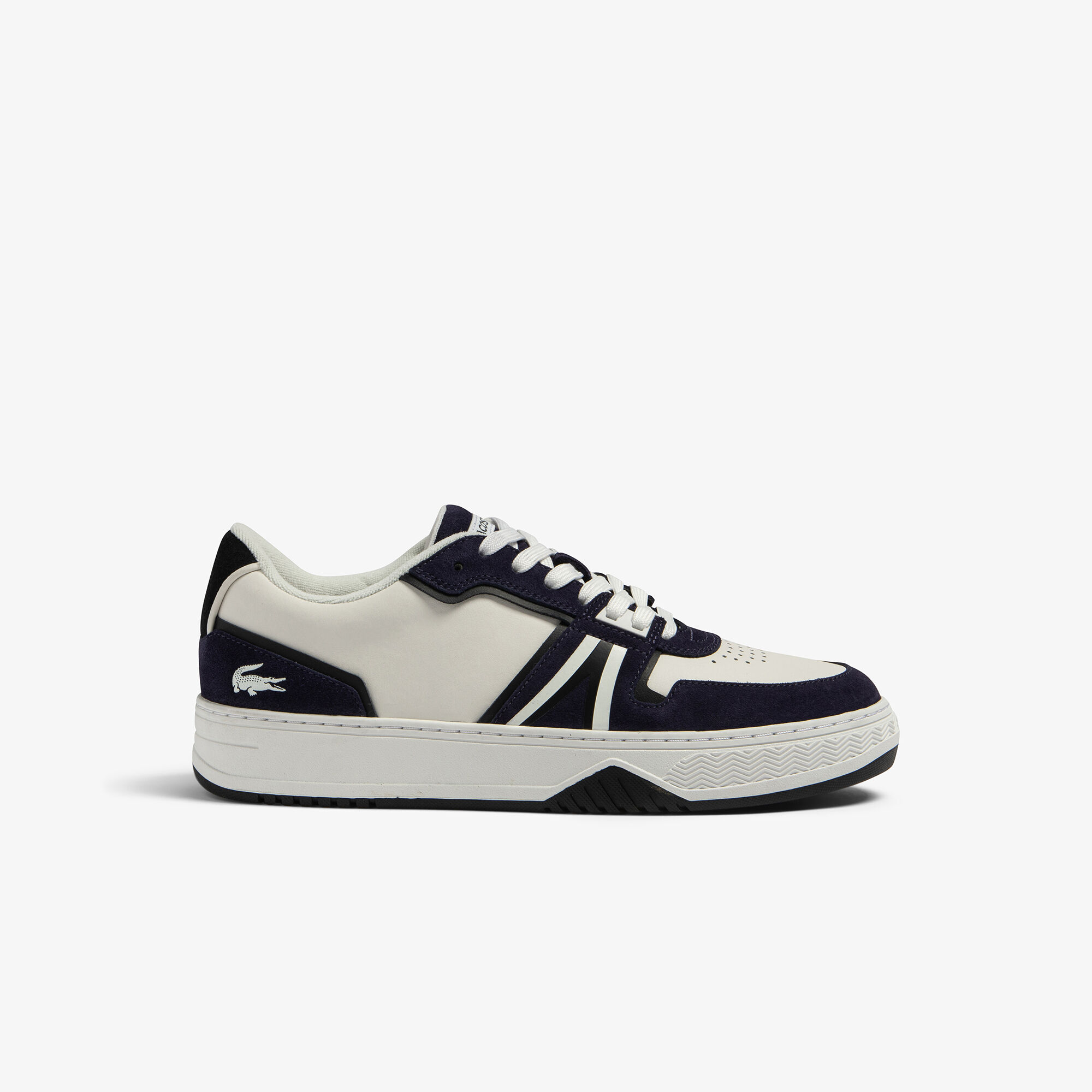 Lacoste leather trainers mens sales