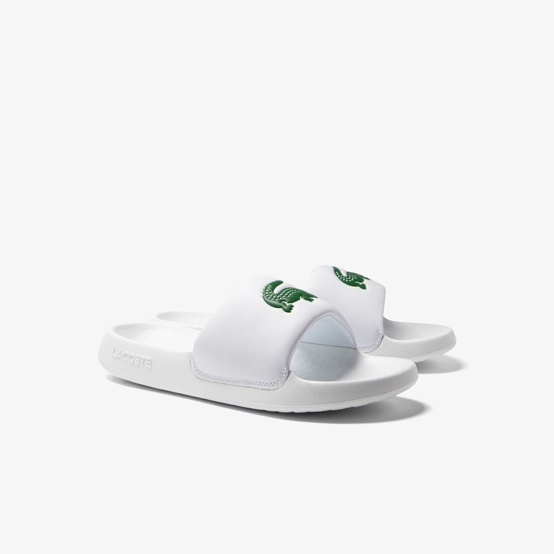 Men's Lacoste Croco 1.0 Synthetic Slides Men's Lacoste Croco 1.0 Synthetic Slides