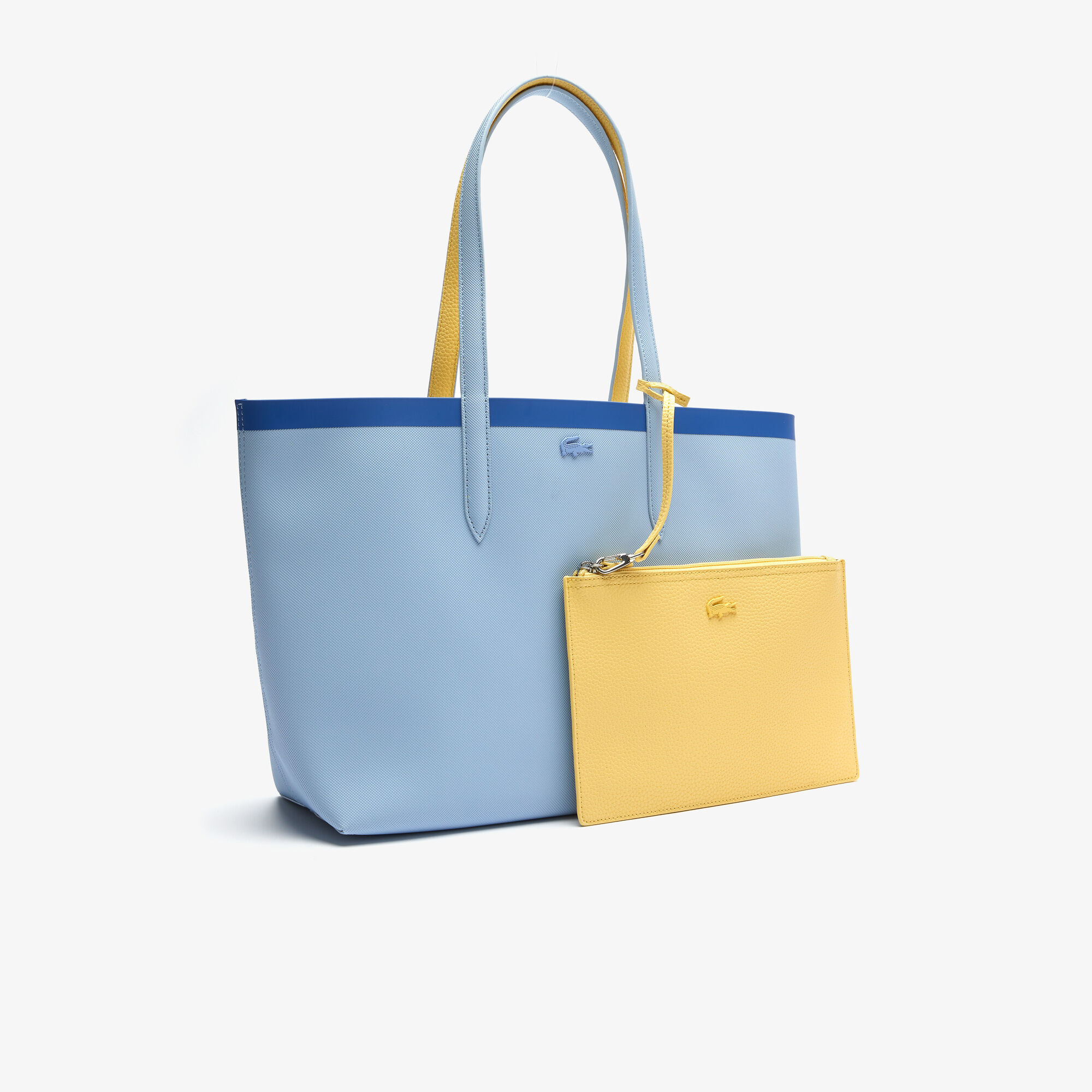 Women's Anna Reversible Contrast Band Coated Canvas Tote Bag Women's Anna Reversible Contrast Band Coated Canvas Tote Bag