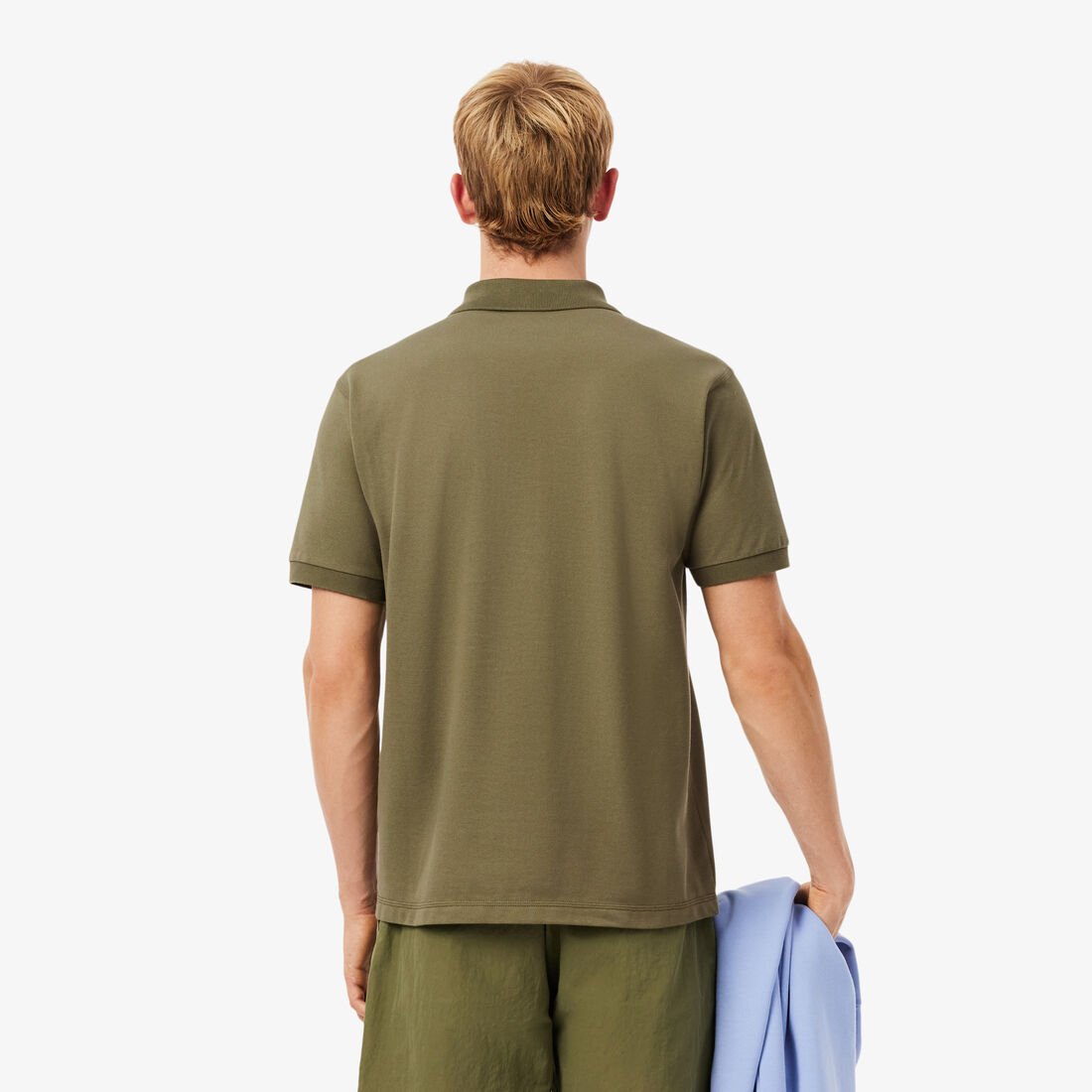 Classic Fit Embroidered Motif Pique Polo Shirt Classic Fit Embroidered Motif Pique Polo Shirt