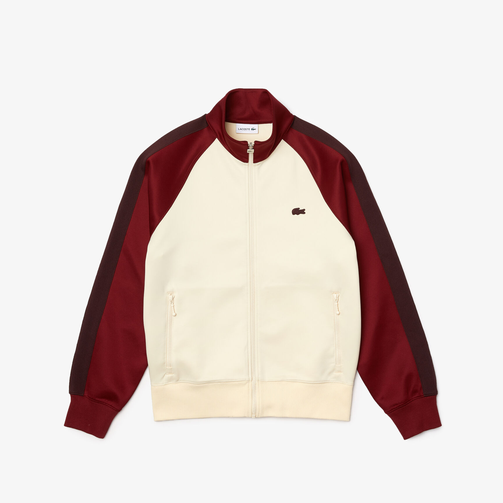 Men's Colorblock Zippered High Neck Cotton Blend Sweatshirt Men's Colorblock Zippered High Neck Cotton Blend Sweatshirt