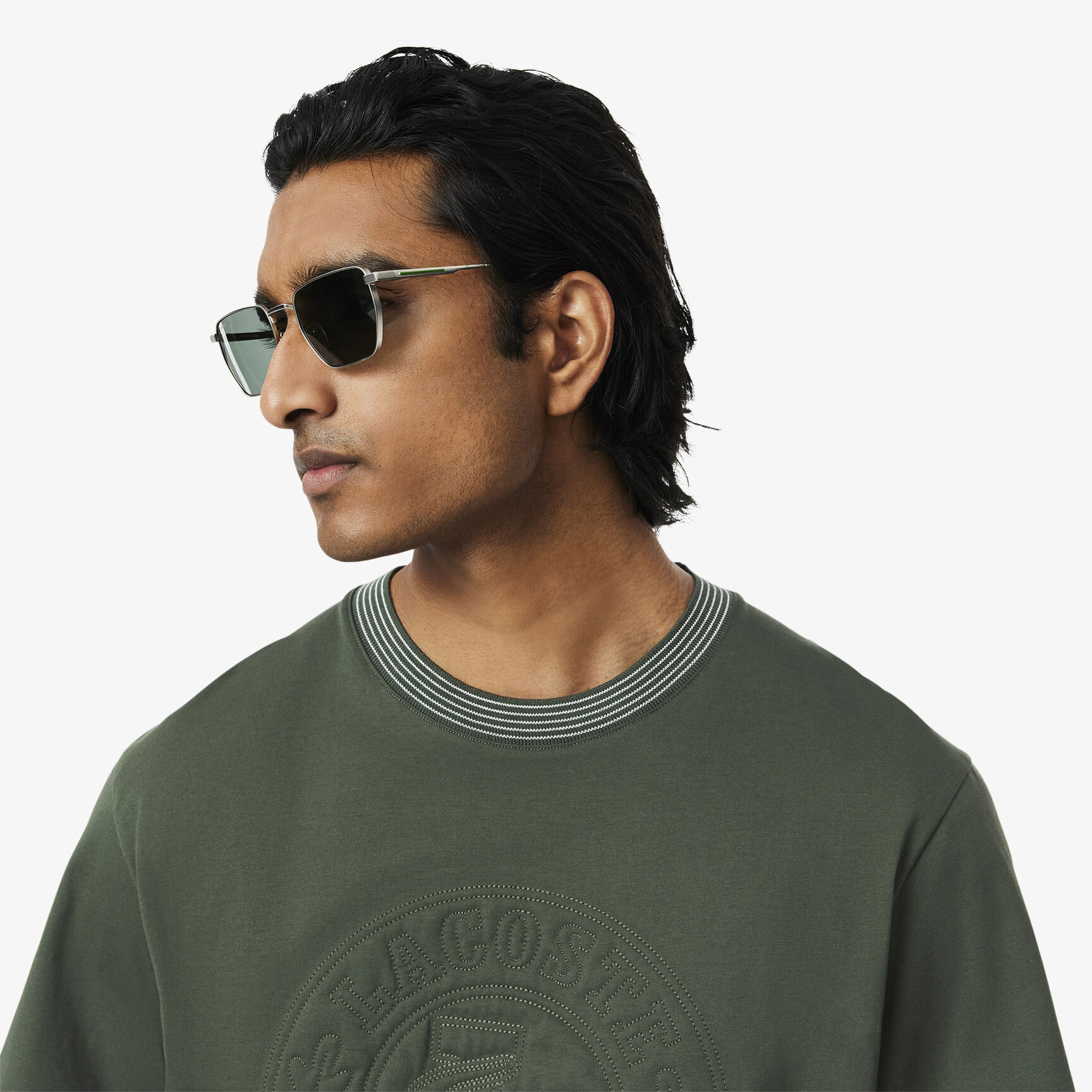 تي شيرت قطن جيرسي مطرز تي شيرت قطن جيرسي مطرز