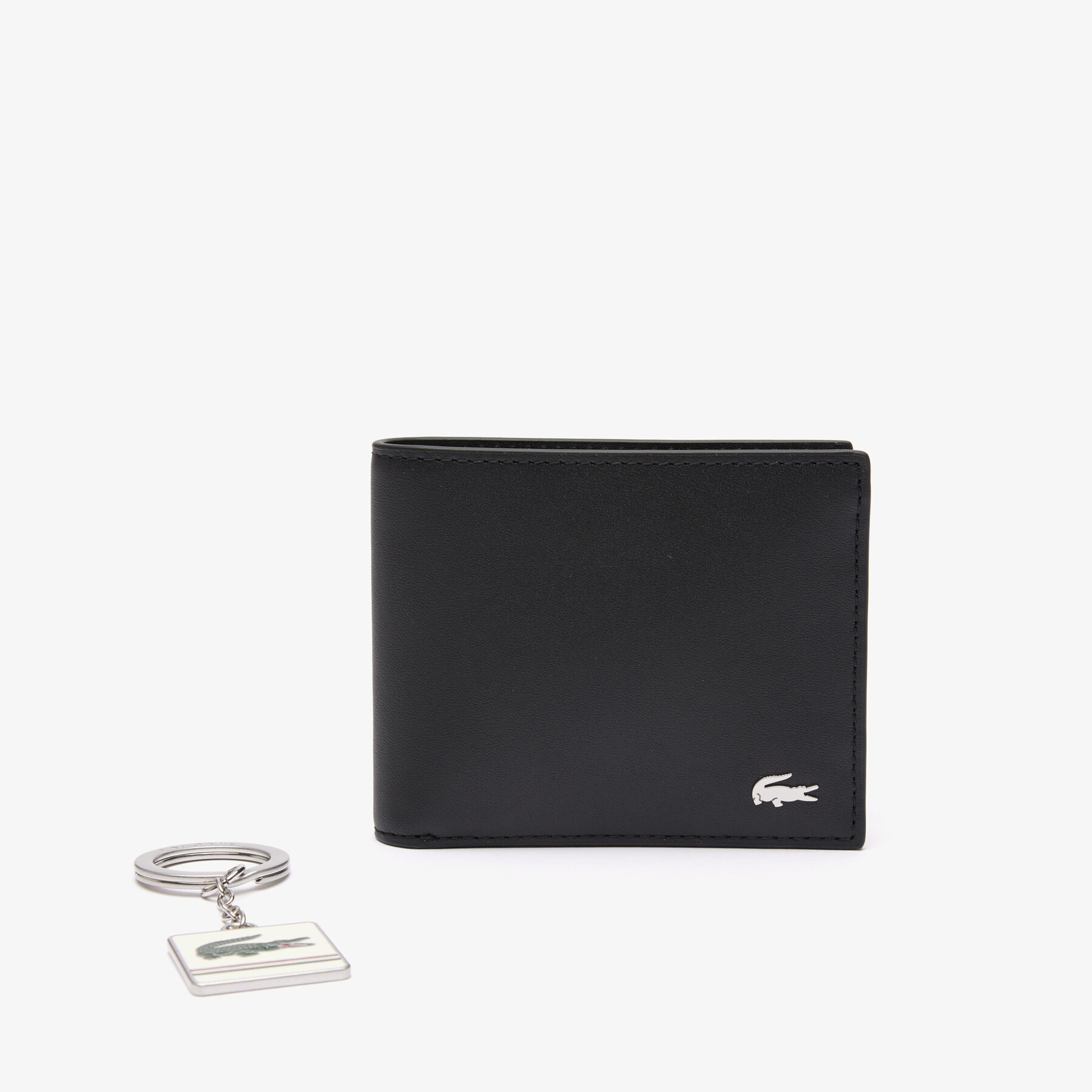 lacoste wallet and key chain gift set