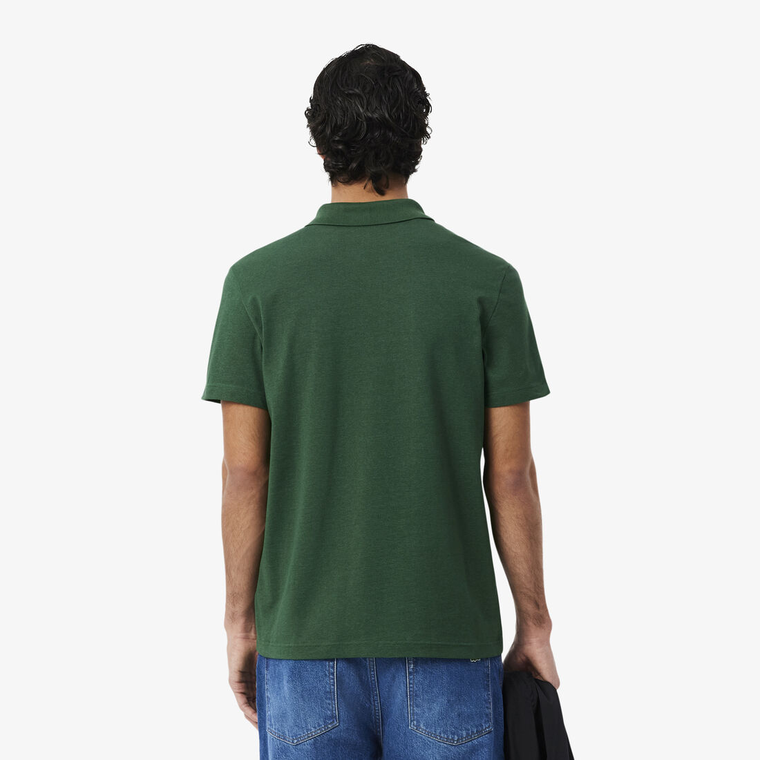 قميص بولو بقصّة عادية من مزيج القطن قميص بولو بقصّة عادية من مزيج القطن