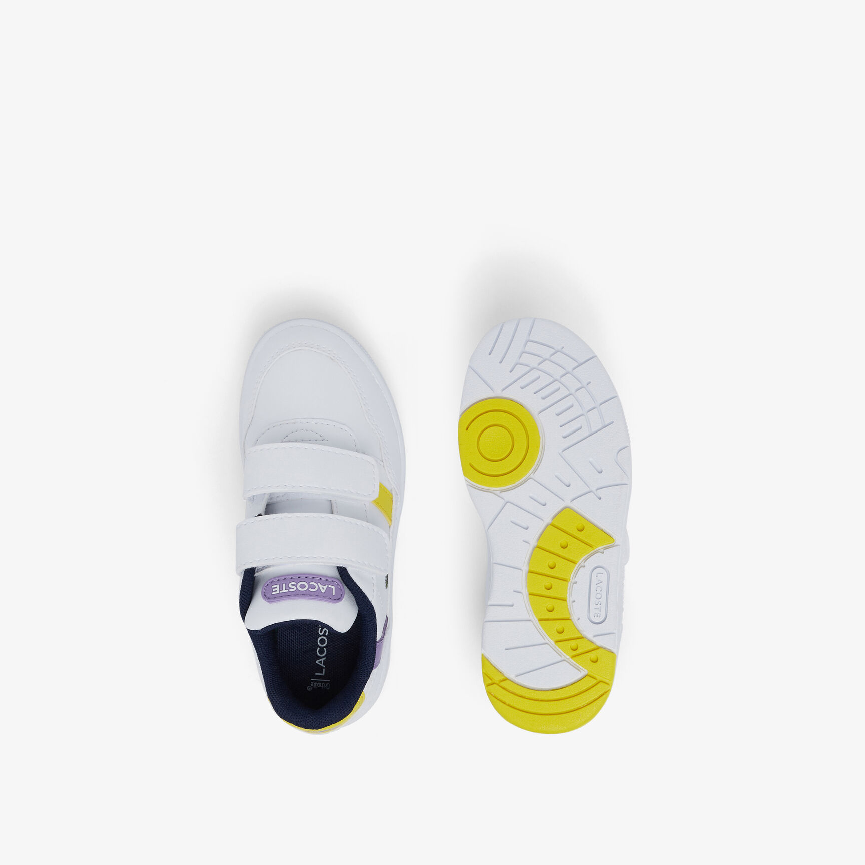 Infants' Lacoste T-Clip Synthetic Colour-Pop Trainers