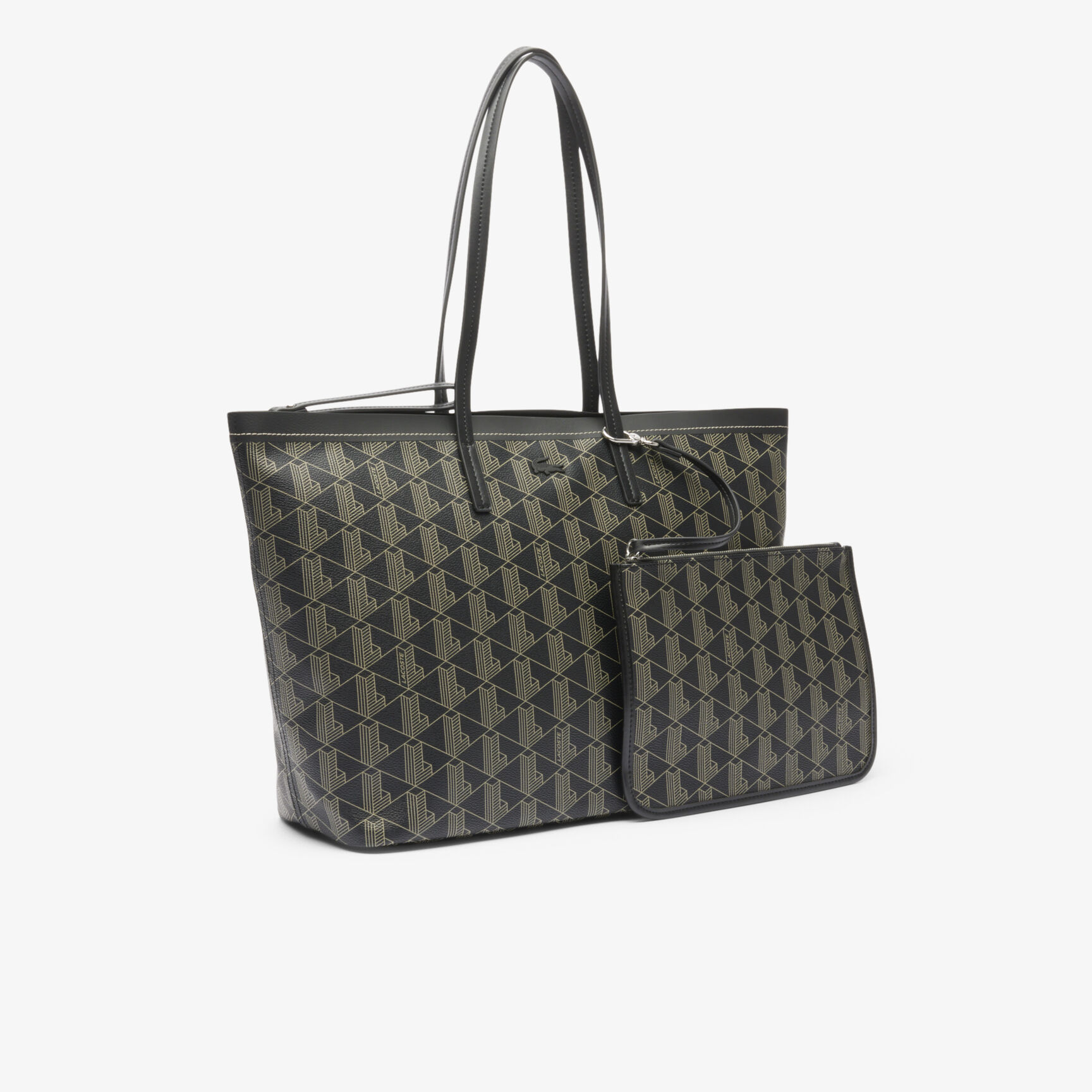 Zely Grained Tote with Pouch