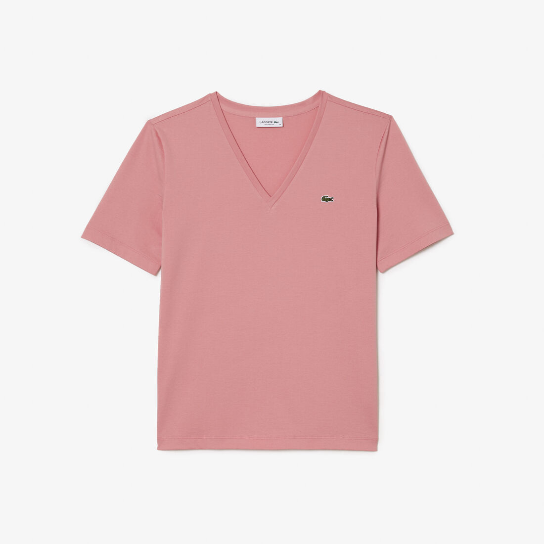 Relaxed Fit Soft Cotton V Neck T-shirt