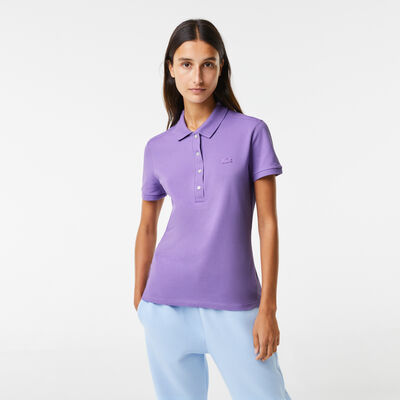 Women's Lacoste Slim Fit Stretch Cotton Piqué Polo Shirt