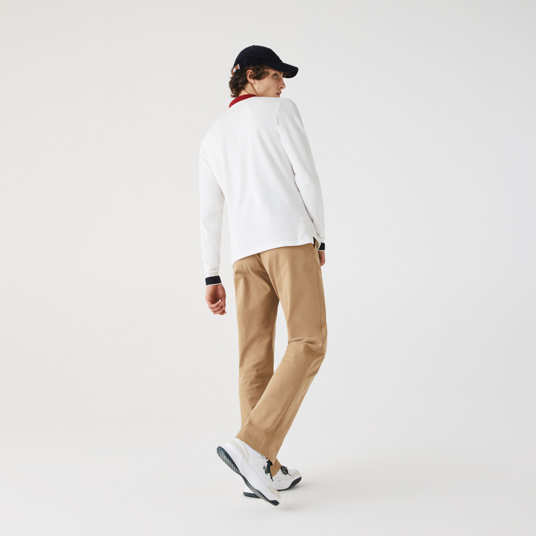 تيشيرت بولو لاكوست بقصة عادية للرجال مجموعة Made in France