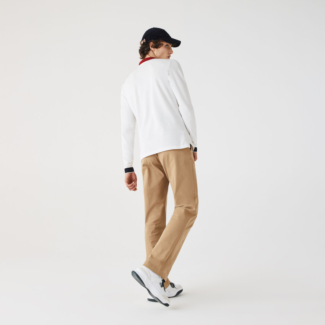 تيشيرت بولو لاكوست بقصة عادية للرجال مجموعة Made in France تيشيرت بولو لاكوست بقصة عادية للرجال مجموعة Made in France