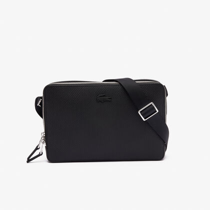 lacoste leather side bag