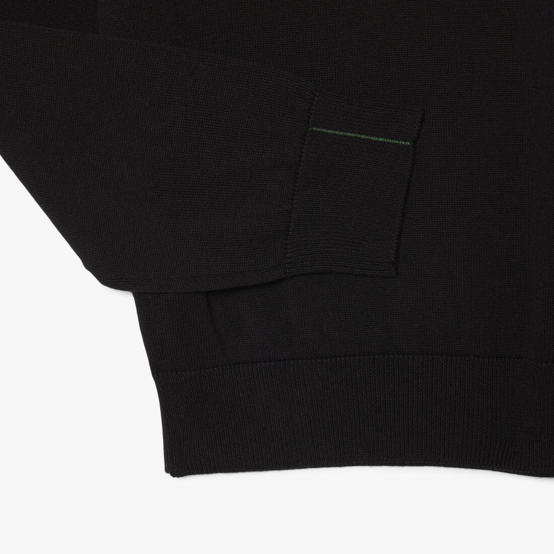Zipped High Neck Cotton Sweater Zipped High Neck Cotton Sweater