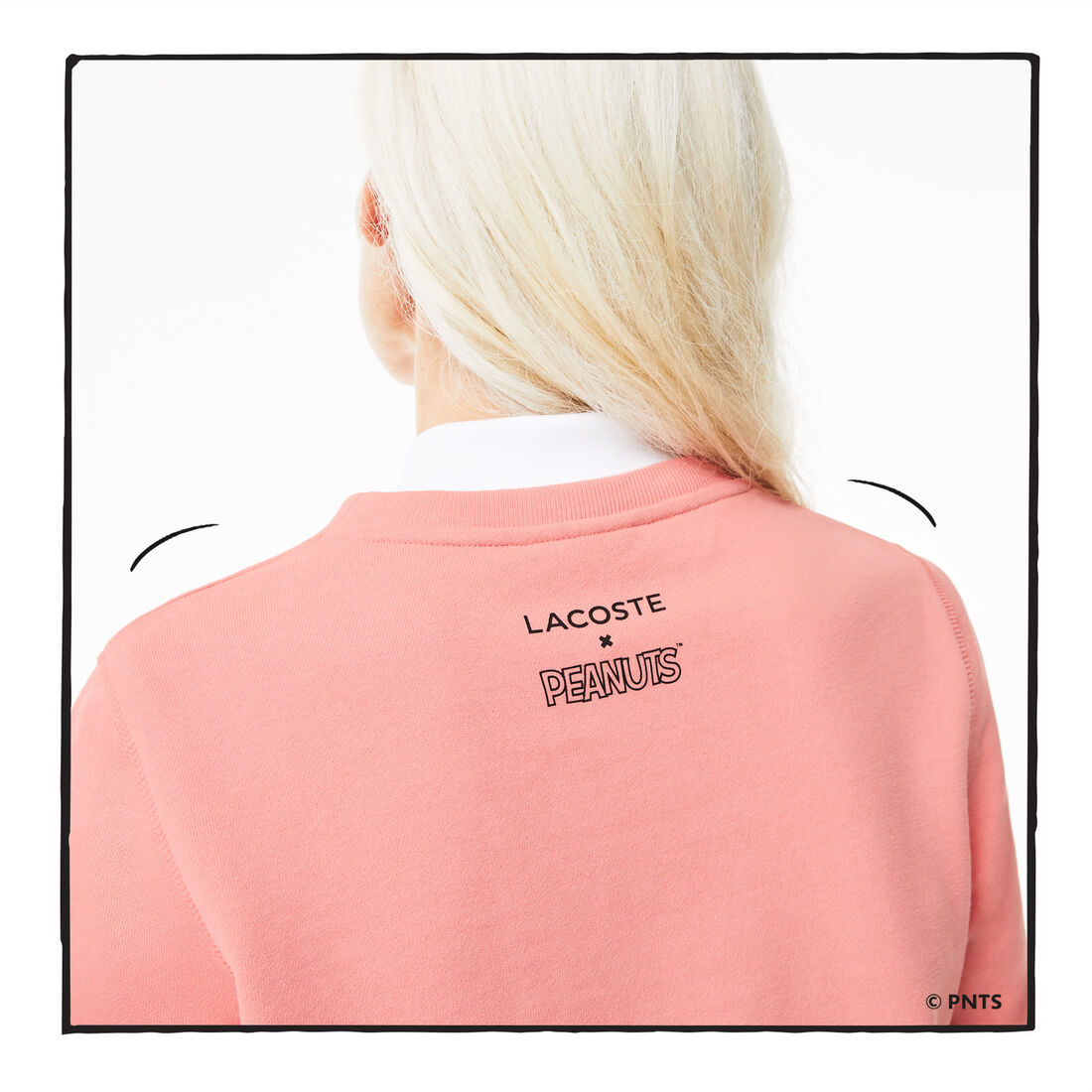 Women's Lacoste x Peanuts Crew Neck Organic Cotton Sweatshirt Women's Lacoste x Peanuts Crew Neck Organic Cotton Sweatshirt