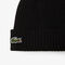 Rib Knit Brushed Wool Beanie