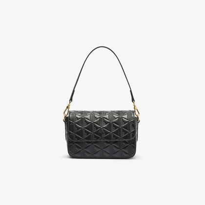 Maheki Embossed Leather Shoulder Bag