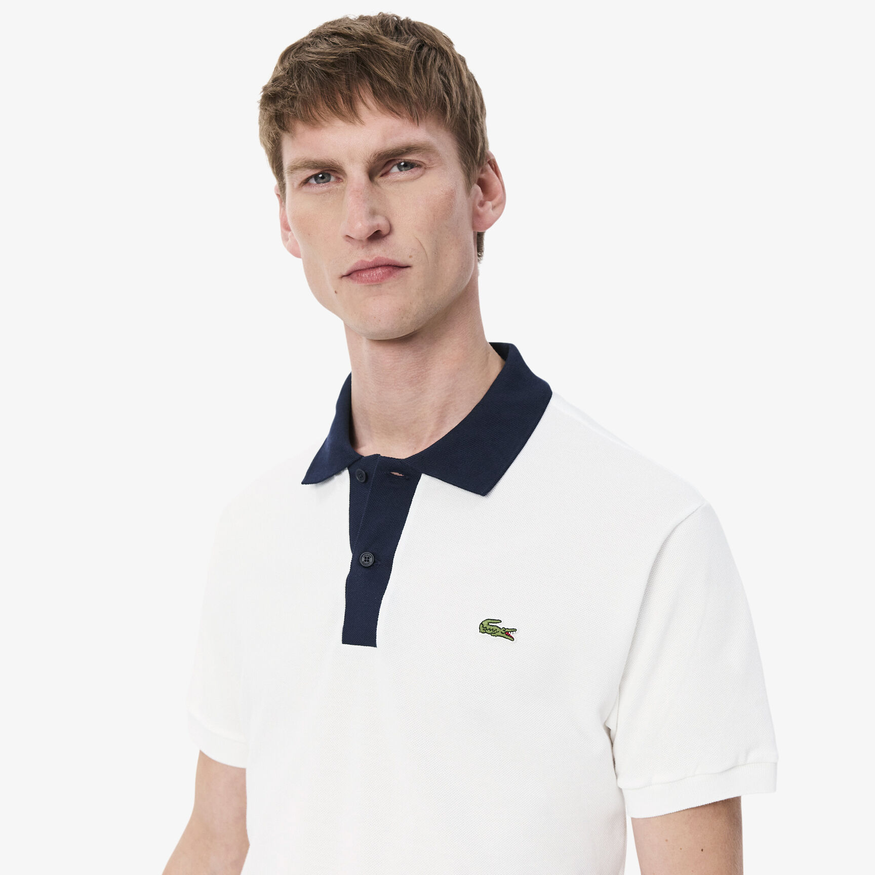 Classic Fit Contrast Collar L.12.12 Polo Shirt