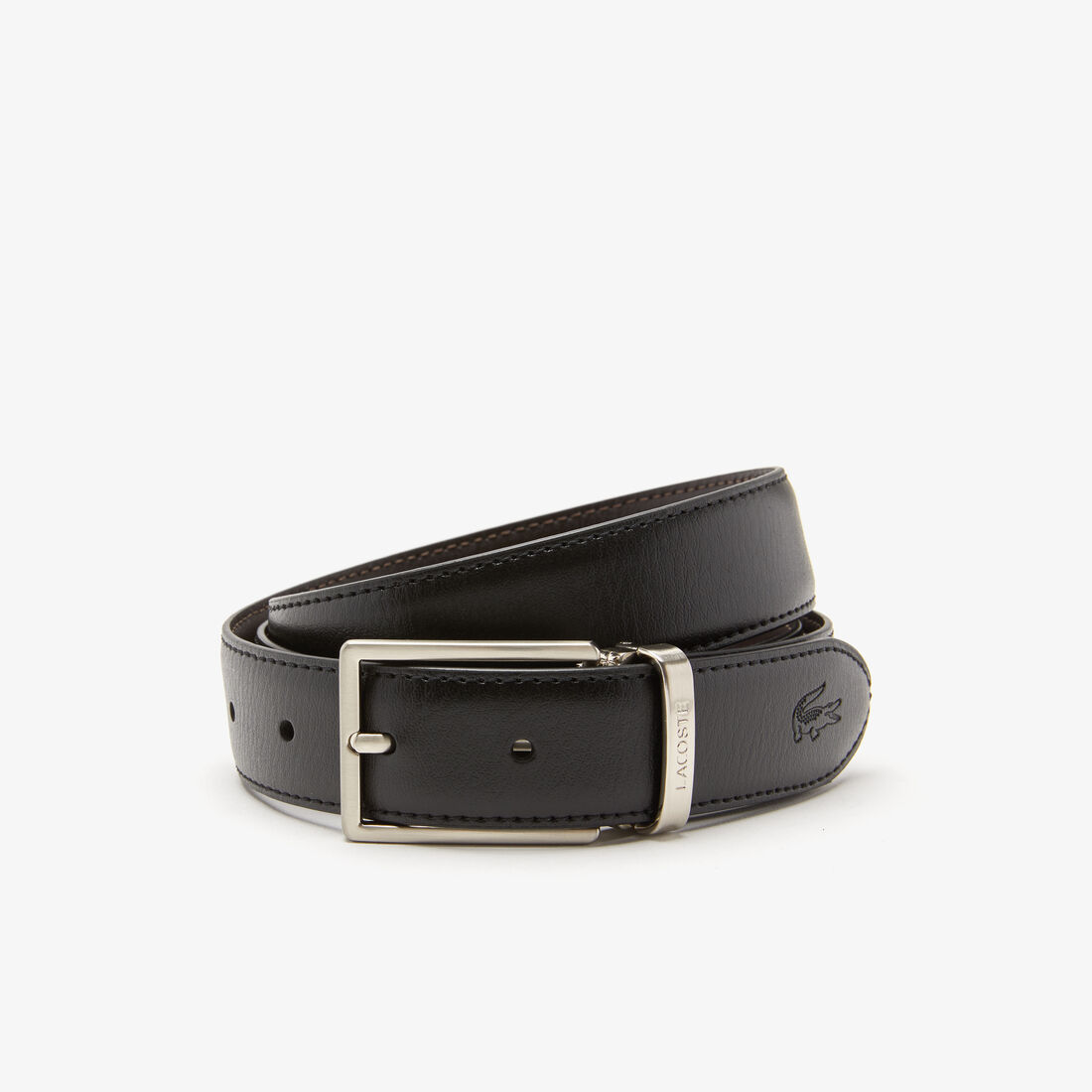 Men's Lacoste Two Pin Buckle Belt Gift Set