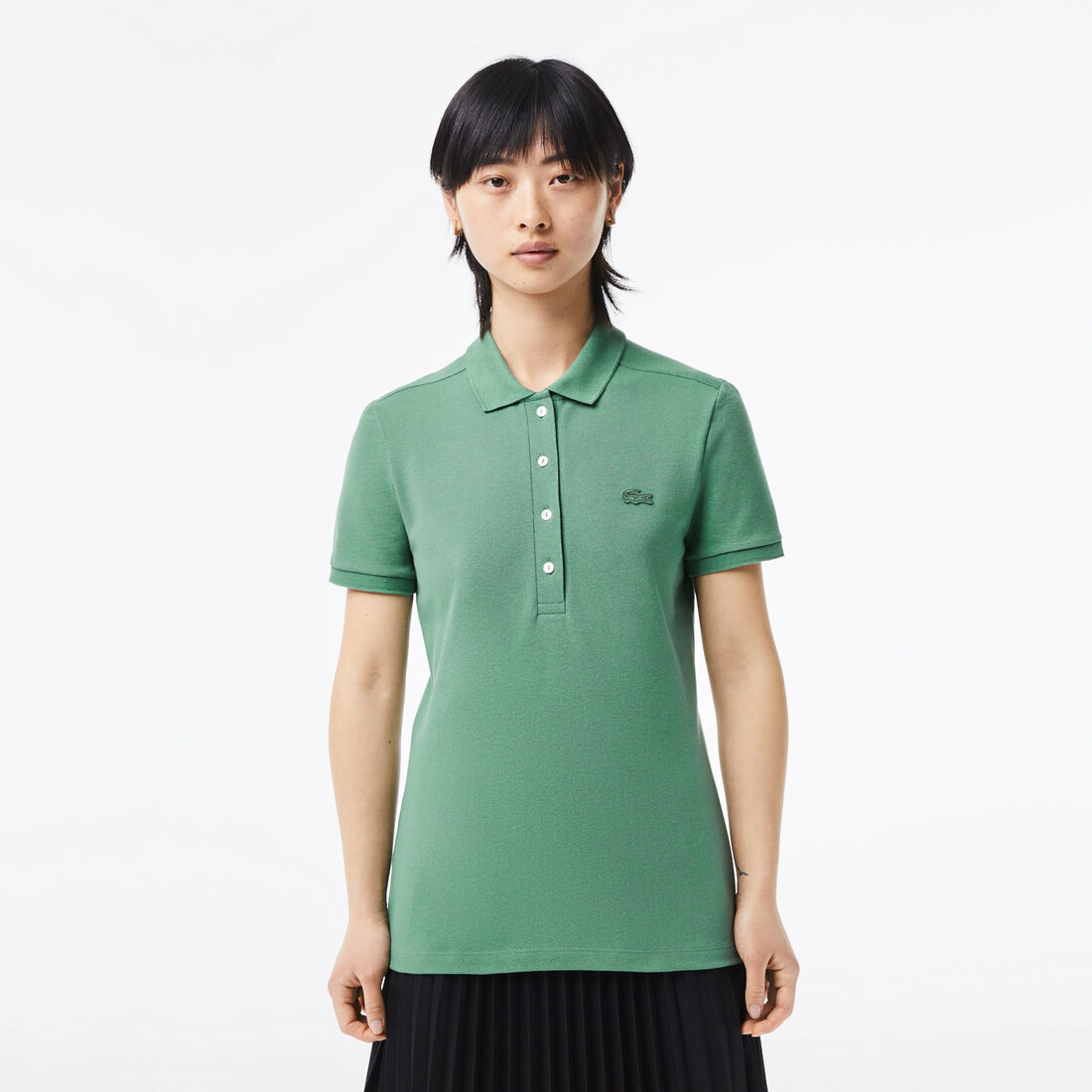 L.12.D Slim Fit Stretch Mini Pique Polo Shirt