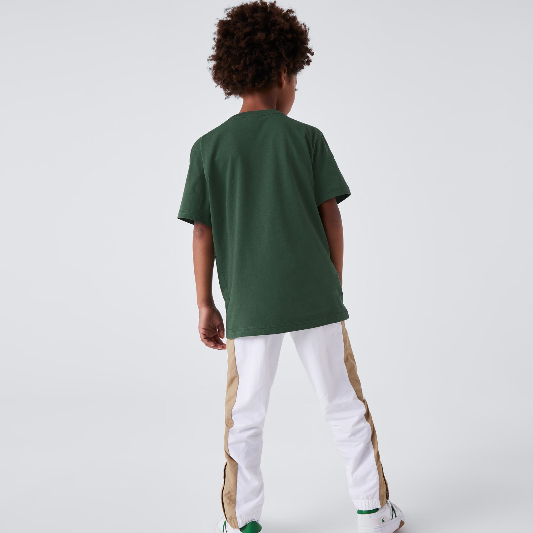 Kids' Crew Neck Cotton Jersey T-shirt